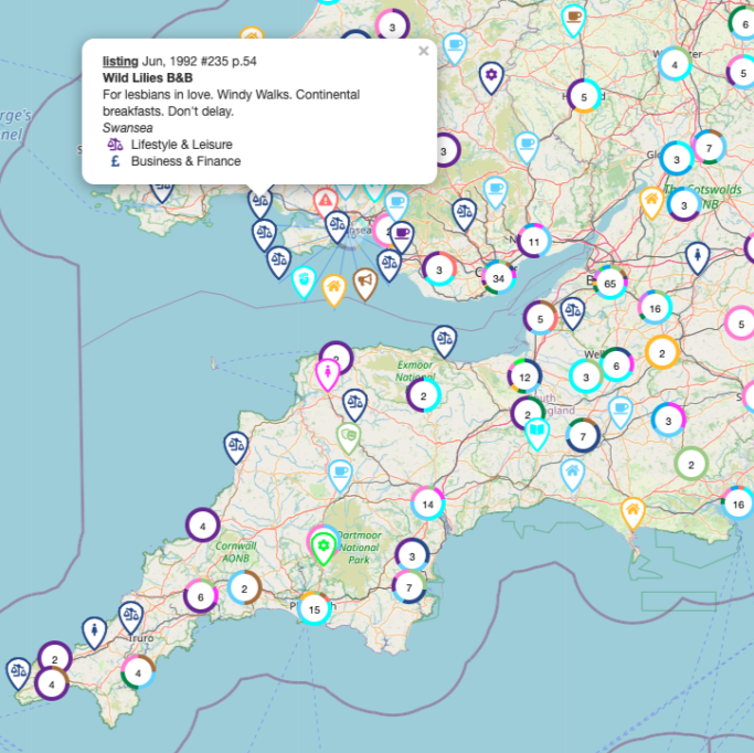 A pioneering digital map of the UK Women’s Liberation Movement